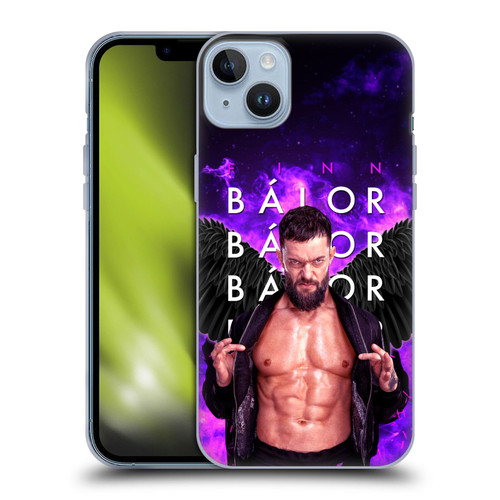 WWE Finn Balor Portrait Soft Gel Case for Apple iPhone 14 Plus