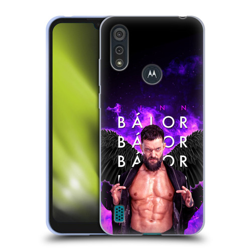 WWE Finn Balor Portrait Soft Gel Case for Motorola Moto E6s (2020)
