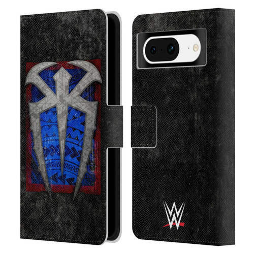 WWE Roman Reigns Distressed Logo Leather Book Wallet Case Cover For Google Pixel 8