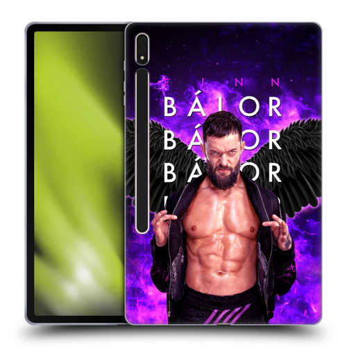 WWE Finn Balor Portrait Soft Gel Case for Samsung Galaxy Tab S8 Plus