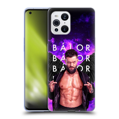 WWE Finn Balor Portrait Soft Gel Case for OPPO Find X3 / Pro