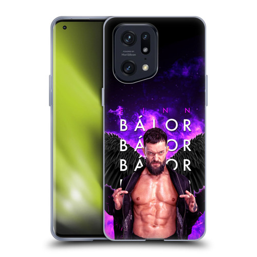WWE Finn Balor Portrait Soft Gel Case for OPPO Find X5 Pro