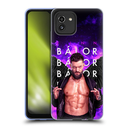 WWE Finn Balor Portrait Soft Gel Case for Samsung Galaxy A03 (2021)