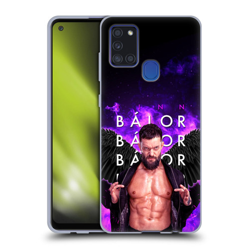 WWE Finn Balor Portrait Soft Gel Case for Samsung Galaxy A21s (2020)