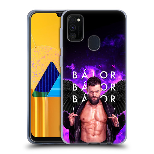 WWE Finn Balor Portrait Soft Gel Case for Samsung Galaxy M30s (2019)/M21 (2020)