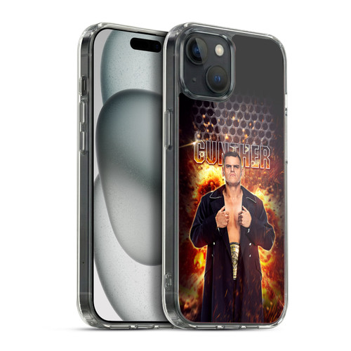 WWE Gunther Portrait Soft Gel Case for Apple iPhone 15 Plus & MagSafe