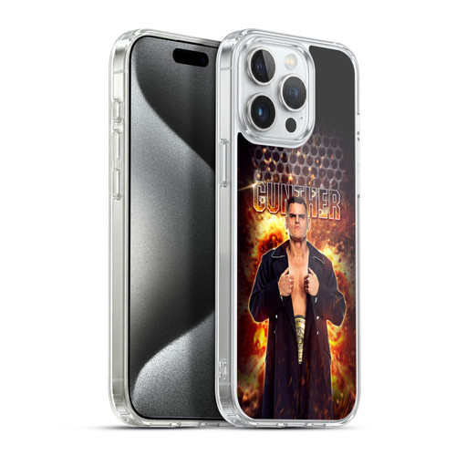 WWE Gunther Portrait Soft Gel Case for Apple iPhone 15 Pro Max & MagSafe