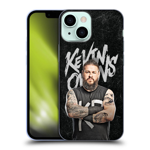 WWE Kevin Owens Portrait Soft Gel Case for Apple iPhone 13 Mini