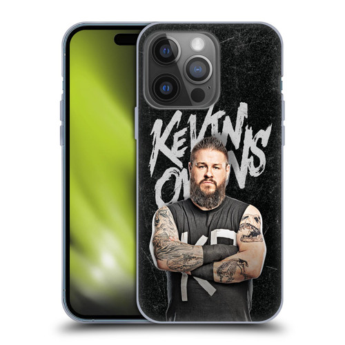 WWE Kevin Owens Portrait Soft Gel Case for Apple iPhone 14 Pro