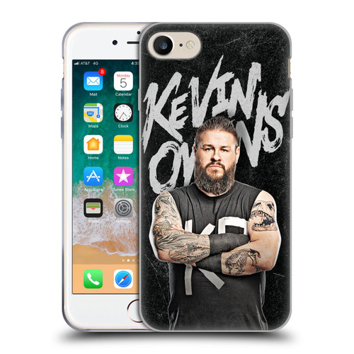 WWE Kevin Owens Portrait Soft Gel Case for Apple iPhone 7 / 8 / SE 2020 & 2022