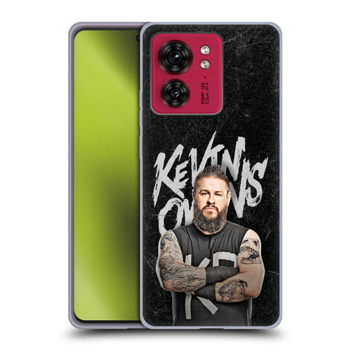 WWE Kevin Owens Portrait Soft Gel Case for Motorola Moto Edge 40