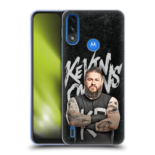 WWE Kevin Owens Portrait Soft Gel Case for Motorola Moto E7 Power / Moto E7i Power