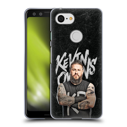WWE Kevin Owens Portrait Soft Gel Case for Google Pixel 3