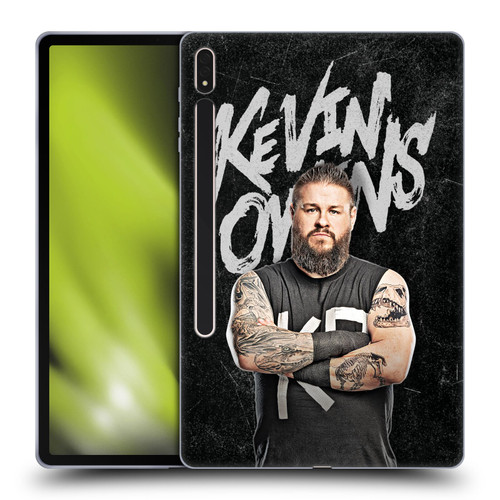 WWE Kevin Owens Portrait Soft Gel Case for Samsung Galaxy Tab S8 Plus