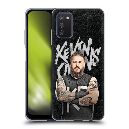 WWE Kevin Owens Portrait Soft Gel Case for Samsung Galaxy A03s (2021)