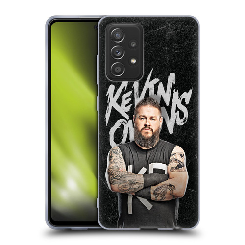WWE Kevin Owens Portrait Soft Gel Case for Samsung Galaxy A52 / A52s / 5G (2021)