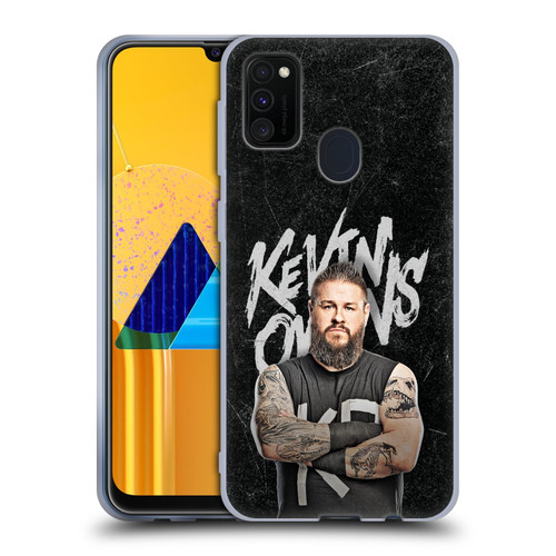 WWE Kevin Owens Portrait Soft Gel Case for Samsung Galaxy M30s (2019)/M21 (2020)