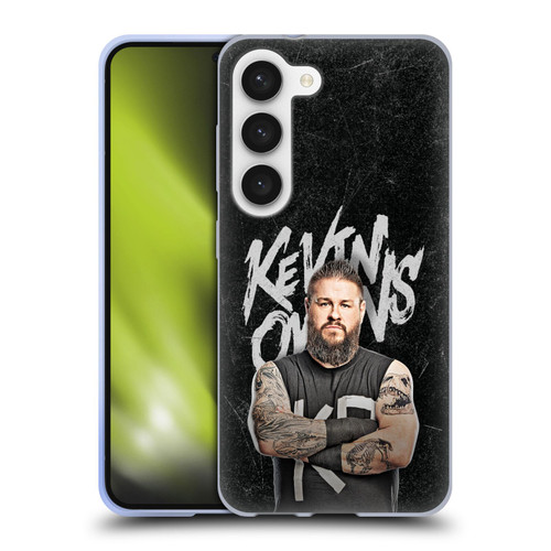 WWE Kevin Owens Portrait Soft Gel Case for Samsung Galaxy S23 5G