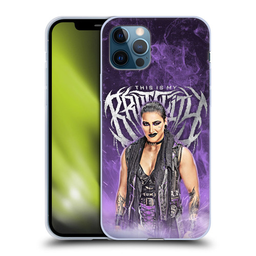 WWE Rhea Ripley This Is My Brutality Soft Gel Case for Apple iPhone 12 / iPhone 12 Pro