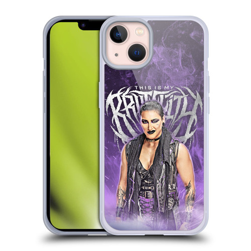WWE Rhea Ripley This Is My Brutality Soft Gel Case for Apple iPhone 13 & MagSafe