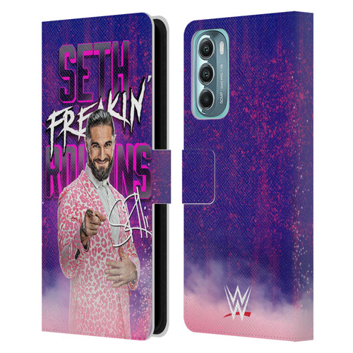 WWE Seth Rollins Seth Freakin' Rollins Leather Book Wallet Case Cover For Motorola Moto G Stylus 5G (2022)