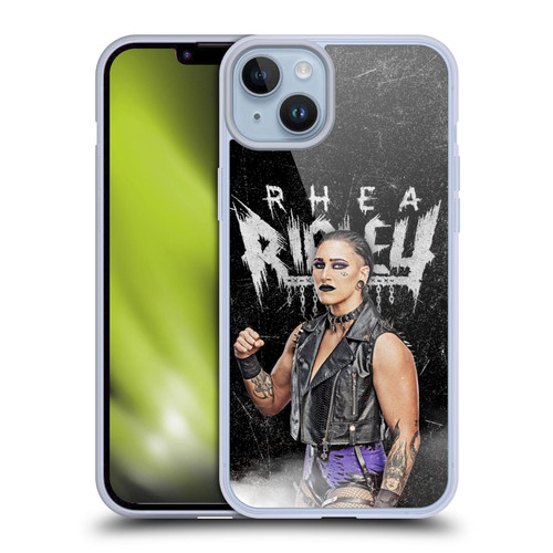 WWE Rhea Ripley Portrait Soft Gel Case for Apple iPhone 14 Plus & MagSafe