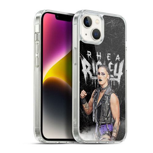 WWE Rhea Ripley Portrait Soft Gel Case for Apple iPhone 14 Plus & MagSafe