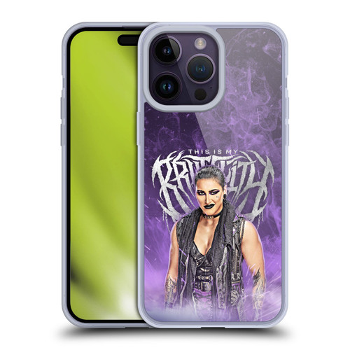 WWE Rhea Ripley This Is My Brutality Soft Gel Case for Apple iPhone 14 Pro Max