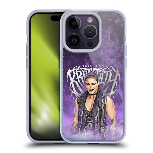 WWE Rhea Ripley This Is My Brutality Soft Gel Case for Apple iPhone 14 Pro & MagSafe