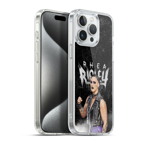 WWE Rhea Ripley Portrait Soft Gel Case for Apple iPhone 15 Pro Max & MagSafe