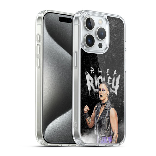 WWE Rhea Ripley Portrait Soft Gel Case for Apple iPhone 15 Pro & MagSafe