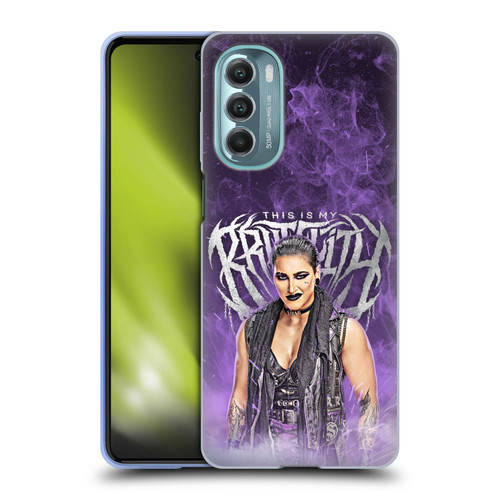 WWE Rhea Ripley This Is My Brutality Soft Gel Case for Motorola Moto G Stylus 5G (2022)