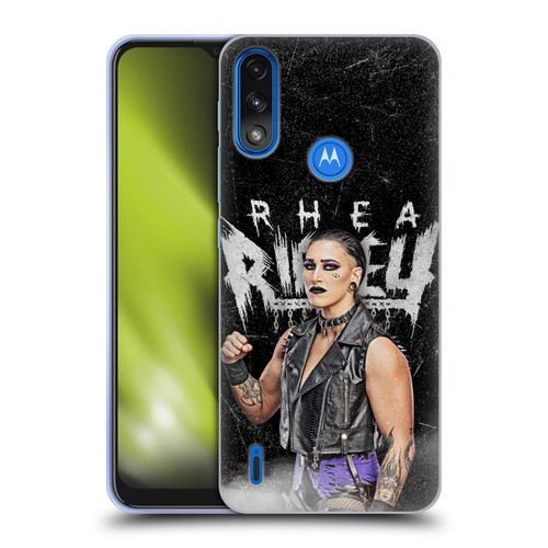 WWE Rhea Ripley Portrait Soft Gel Case for Motorola Moto E7 Power / Moto E7i Power