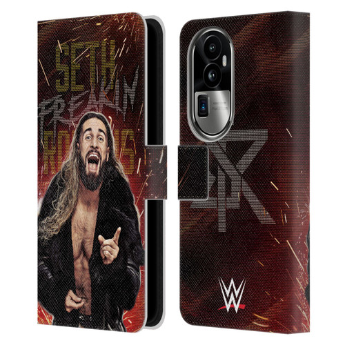 WWE Seth Rollins LED Leather Book Wallet Case Cover For OPPO Reno10 Pro+