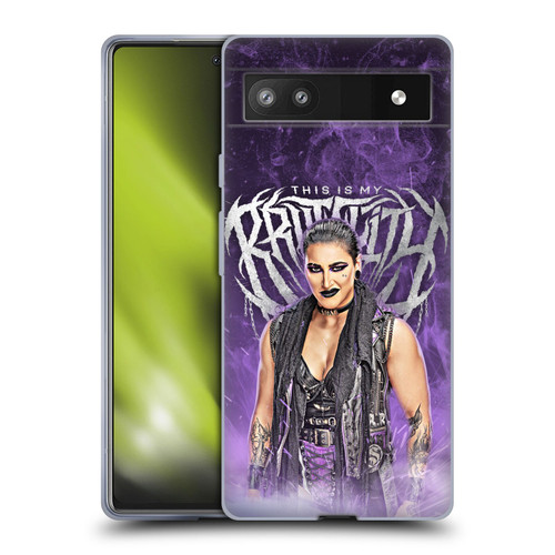 WWE Rhea Ripley This Is My Brutality Soft Gel Case for Google Pixel 6a