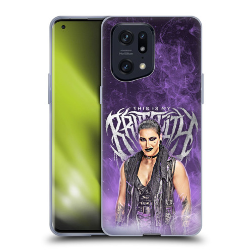 WWE Rhea Ripley This Is My Brutality Soft Gel Case for OPPO Find X5 Pro