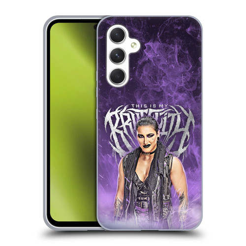 WWE Rhea Ripley This Is My Brutality Soft Gel Case for Samsung Galaxy A54 5G