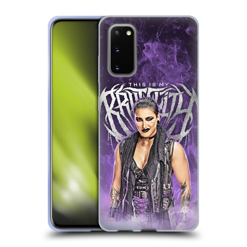 WWE Rhea Ripley This Is My Brutality Soft Gel Case for Samsung Galaxy S20 / S20 5G