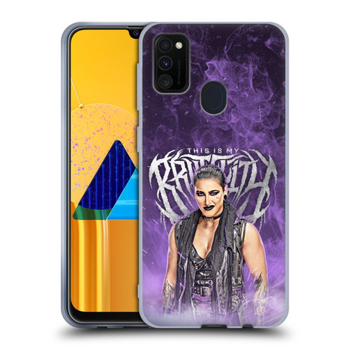 WWE Rhea Ripley This Is My Brutality Soft Gel Case for Samsung Galaxy M30s (2019)/M21 (2020)