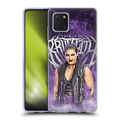 WWE Rhea Ripley This Is My Brutality Soft Gel Case for Samsung Galaxy Note10 Lite