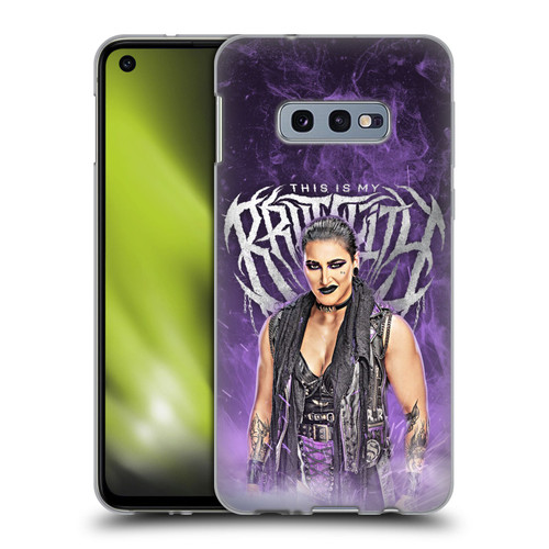 WWE Rhea Ripley This Is My Brutality Soft Gel Case for Samsung Galaxy S10e