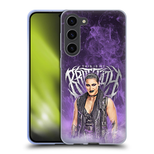 WWE Rhea Ripley This Is My Brutality Soft Gel Case for Samsung Galaxy S23+ 5G