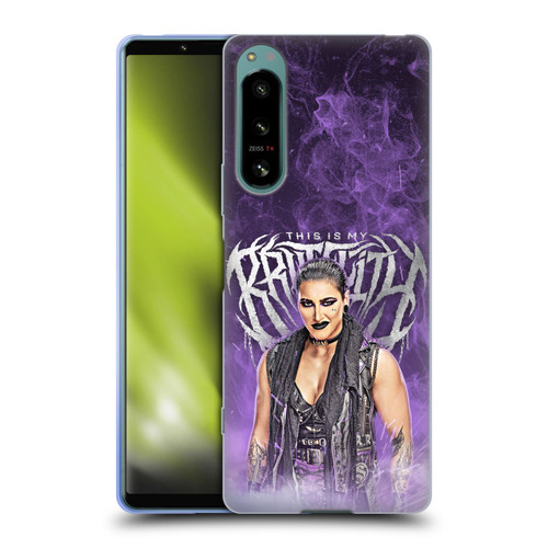 WWE Rhea Ripley This Is My Brutality Soft Gel Case for Sony Xperia 5 IV