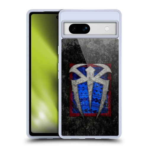 WWE Roman Reigns Distressed Logo Soft Gel Case for Google Pixel 7a