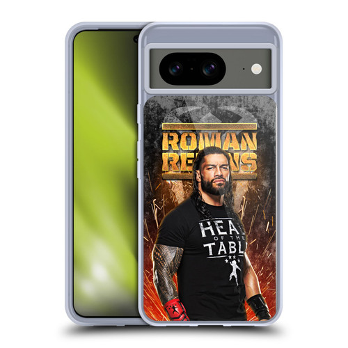 WWE Roman Reigns Grunge Soft Gel Case for Google Pixel 8