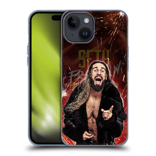 WWE Seth Rollins LED Soft Gel Case for Apple iPhone 15