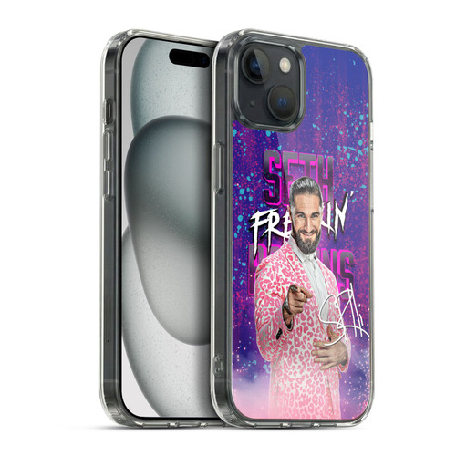 WWE Seth Rollins Seth Freakin' Rollins Soft Gel Case for Apple iPhone 15 Plus & MagSafe