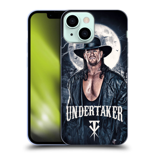WWE The Undertaker Portrait Soft Gel Case for Apple iPhone 13 Mini
