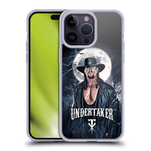 WWE The Undertaker Portrait Soft Gel Case for Apple iPhone 14 Pro Max