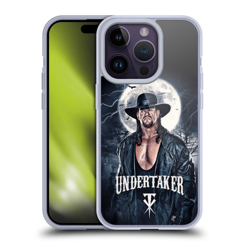 WWE The Undertaker Portrait Soft Gel Case for Apple iPhone 14 Pro